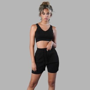 BLVCK Cashmere Bra & Shorts Set